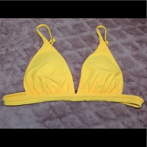 Yellow Bikini Top